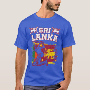 Camiseta Regalo de críquet de Sri Lanka, estropajo de pince