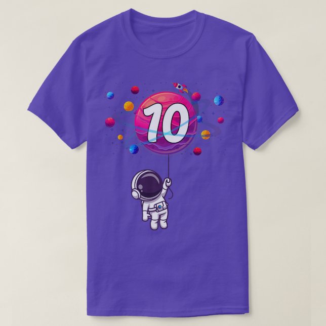 Camiseta Regalo de cumpleaños 10 años regalo de niño de cum (Diseño del anverso)