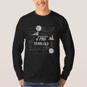 Camiseta Regalo de cumpleaños 14 años de Bday Geeky Math