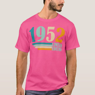 Camiseta Regalo de cumpleaños 1952 Vintage Retro divertido
