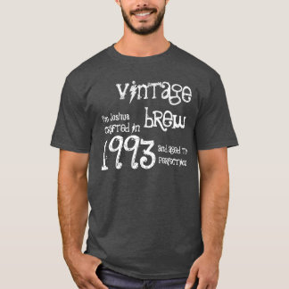 Camiseta Regalo de cumpleaños 1993 Vintage Brew Carbón gris