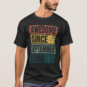 Camiseta Regalo de cumpleaños 30 de colores retro asombroso