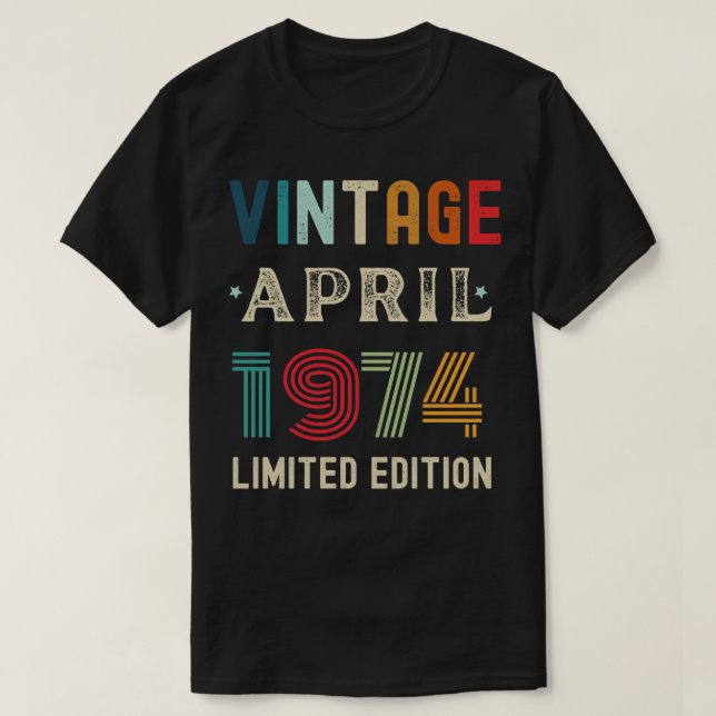 Camiseta Regalo de cumpleaños 32 de abril (Diseño del anverso)