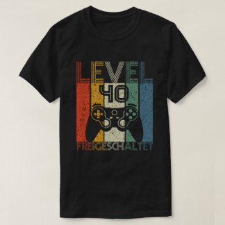 Camiseta Regalo de cumpleaños 40 - Jugador de video desbloq