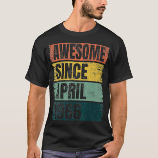 Camiseta Regalo de cumpleaños 55 de colores retro impresion