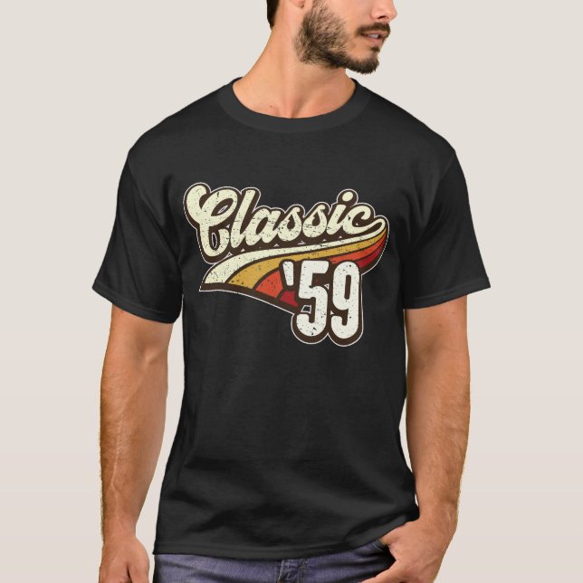 Camiseta Regalo de cumpleaños 60 años con gráfico retro (Anverso)