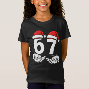 Camiseta Regalo de cumpleaños 67 para niños meme seis siete