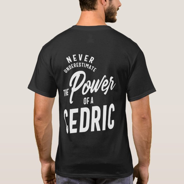 Camiseta Regalo de cumpleaños con nombre personalizado Cedr (Reverso)