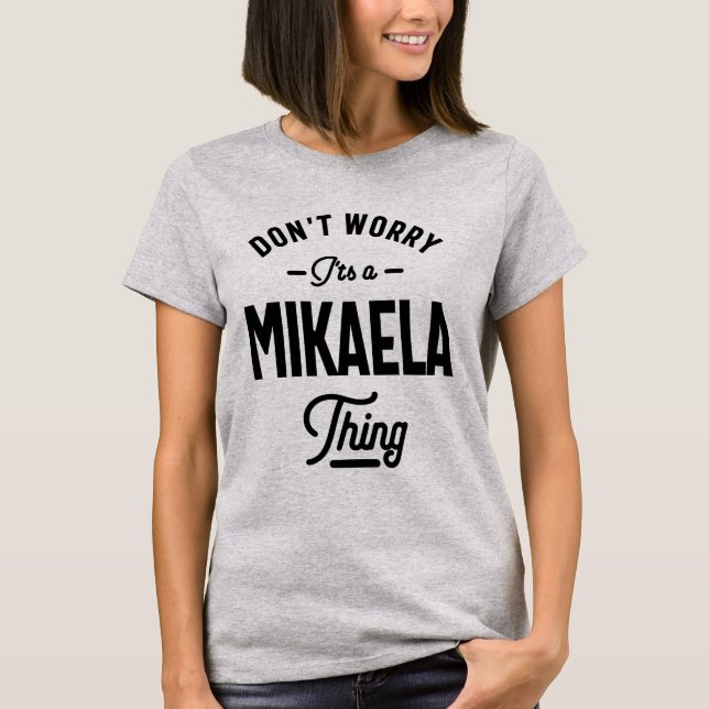 Camiseta Regalo de cumpleaños con nombre personalizado de M (Anverso)