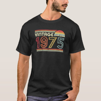 Camiseta Regalo de cumpleaños de 1975 estilo retro