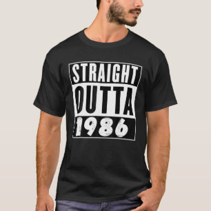 Camiseta Regalo de cumpleaños de 1986 Outta