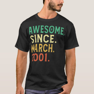 Camiseta Regalo de cumpleaños de 21 años impresionante desd