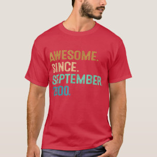 Camiseta Regalo de cumpleaños de 22 años de antigüedad impr