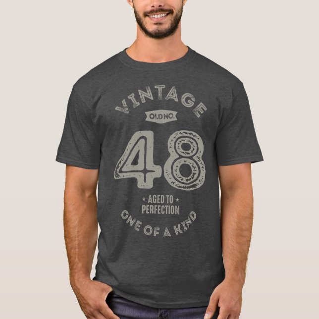 Camiseta Regalo de cumpleaños de 48 años (Anverso)