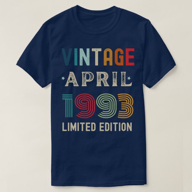 Camiseta Regalo de cumpleaños de abril 16 (Diseño del anverso)