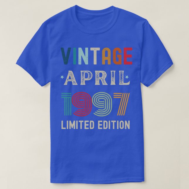 Camiseta Regalo de cumpleaños de abril 6 (Diseño del anverso)
