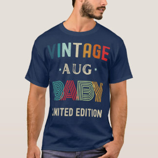 Camiseta Regalo de cumpleaños de agosto
