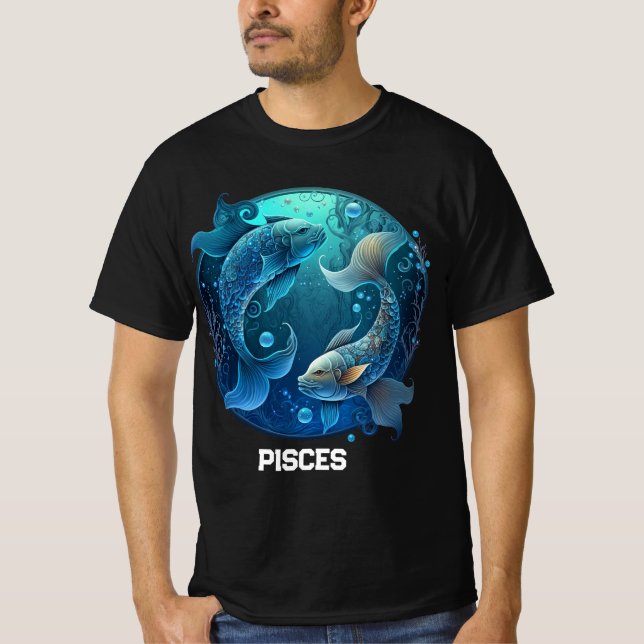Camiseta Regalo de cumpleaños de Astrología Zodiac Pisces p (Anverso)