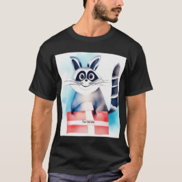 Camiseta Regalo de cumpleaños de Cute Raccoon