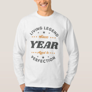 Camiseta Regalo de cumpleaños de la leyenda viva Personal