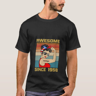 Camiseta Regalo De Cumpleaños De Las Mujeres De 66 Años Par