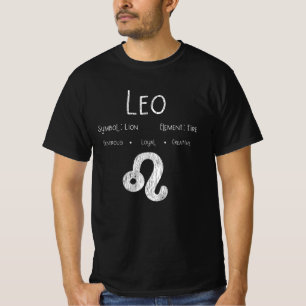 Camiseta Regalo de cumpleaños de León Estrella de Astrologí