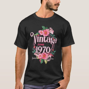 Camiseta Regalo De Cumpleaños De Mujeres Nacido En Junio De