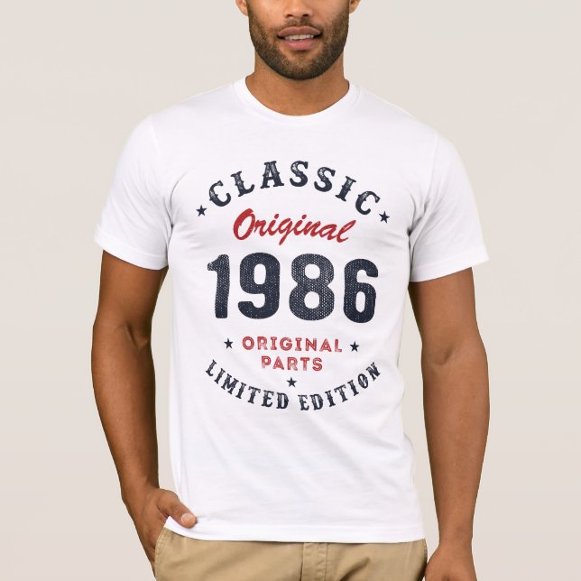 Camiseta Regalo de cumpleaños de piezas originales clásico  (Anverso)