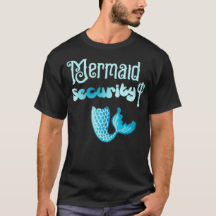 Camiseta Regalo de cumpleaños de seguridad de la sirena par