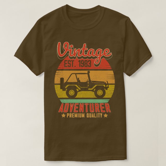 Camiseta Regalo de cumpleaños de Vintage RetroAdventurer Es (Diseño del anverso)