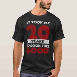 Camiseta Regalo de cumpleaños divertido de 20 años de antig