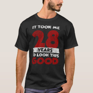 Camiseta Regalo de cumpleaños divertido de 28 años de antig