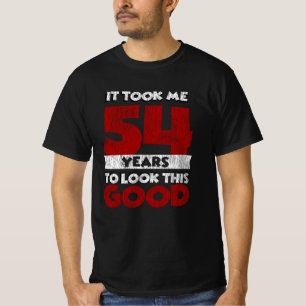 Camiseta Regalo de cumpleaños divertido de 54 años de antig