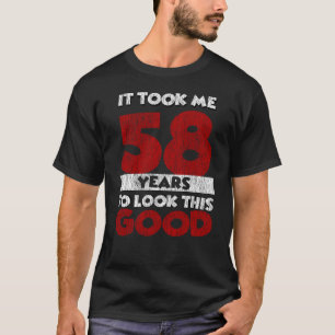 Camiseta Regalo de cumpleaños divertido de 58 años de antig