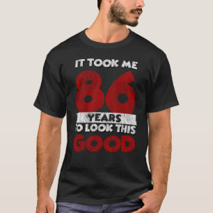 Camiseta Regalo de cumpleaños divertido de 86 años