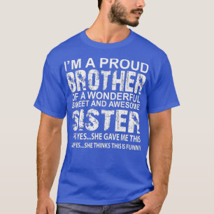 Camiseta regalo de cumpleaños divertido para el hermano de