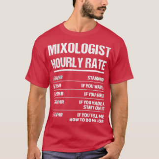 Camiseta Regalo de cumpleaños divertido para un mixólogo po