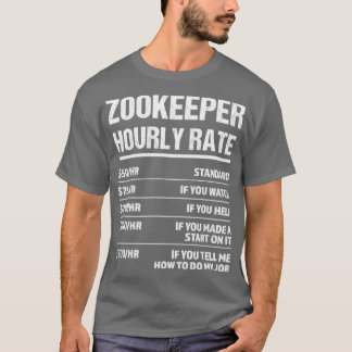 Camiseta Regalo de cumpleaños divertido por hora de Zookeep