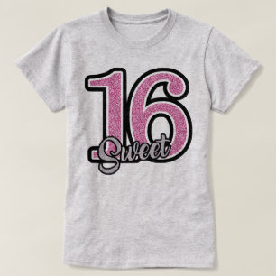 Camiseta Regalo de Cumpleaños Dulce 16