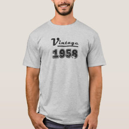 Camiseta Regalo de cumpleaños feliz 60 Vintage 1958