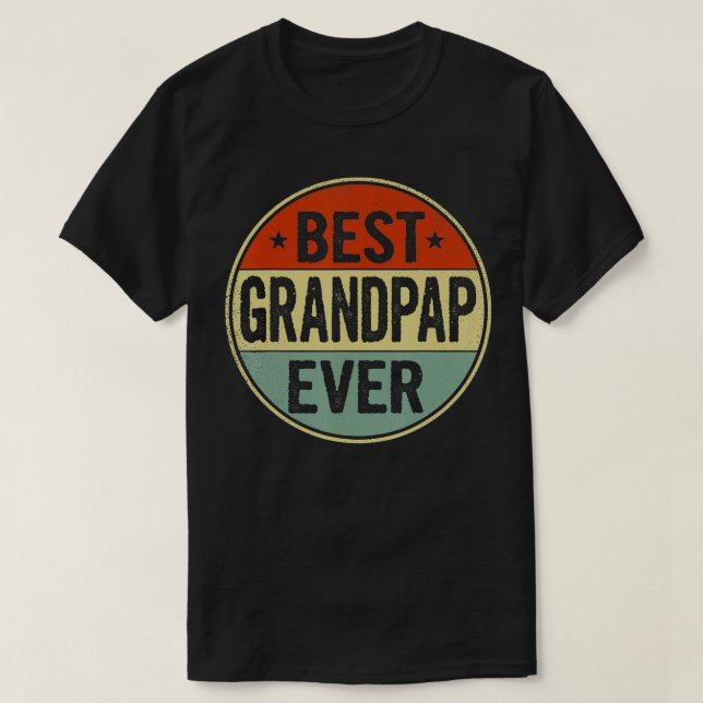 Camiseta Regalo de cumpleaños Guay al mejor Grandpap del mu (Diseño del anverso)