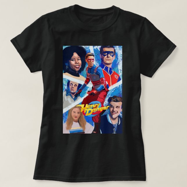 Camiseta Regalo de cumpleaños Henry Danger Poster Streetwea (Diseño del anverso)