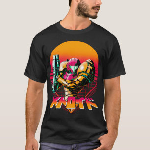 Camiseta Regalo de cumpleaños Metroid Dread Samus Material 