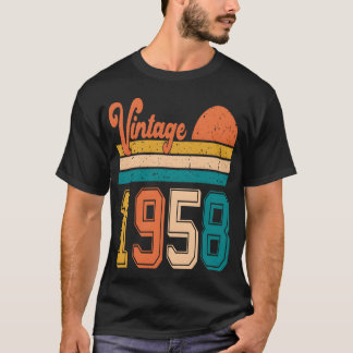 Camiseta Regalo de cumpleaños niño vintage 1958
