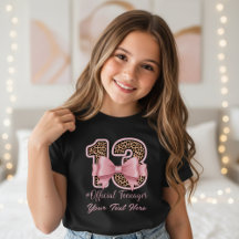 Regalo de cumpleaños número 13 Estampado de leopar