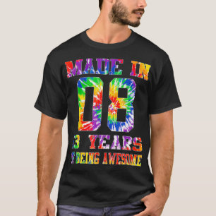 Camiseta Regalo de cumpleaños número 13 para tinte de té ad
