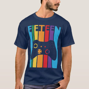 Camiseta Regalo de cumpleaños número 15 Quince Coloridos Ju