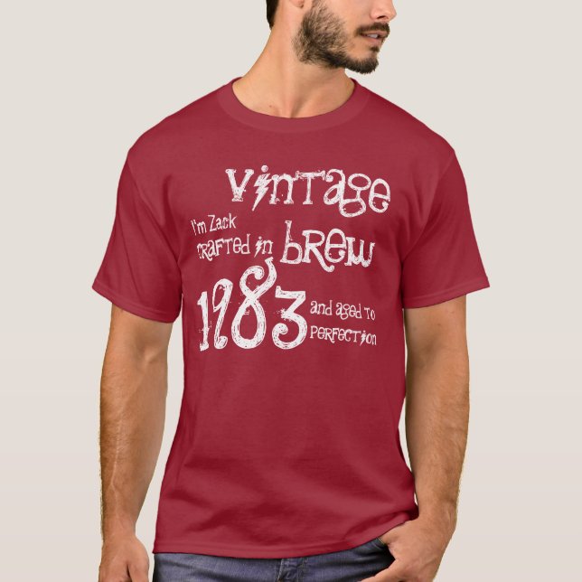 Camiseta Regalo de cumpleaños número 30 1983 Viñeta (Anverso)