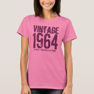 Camiseta Regalo de cumpleaños número 50 1964 con ampollas j