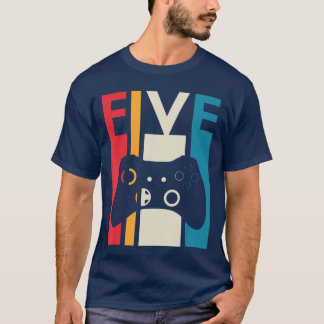 Camiseta Regalo de cumpleaños número 5 Cinco cumpleaños de